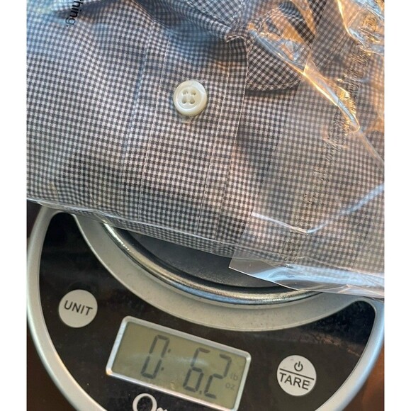 J. Crew Thomas Mason Gingham Check Button Down Shirt Top, size 12 Blue Black - Picture 10 of 10